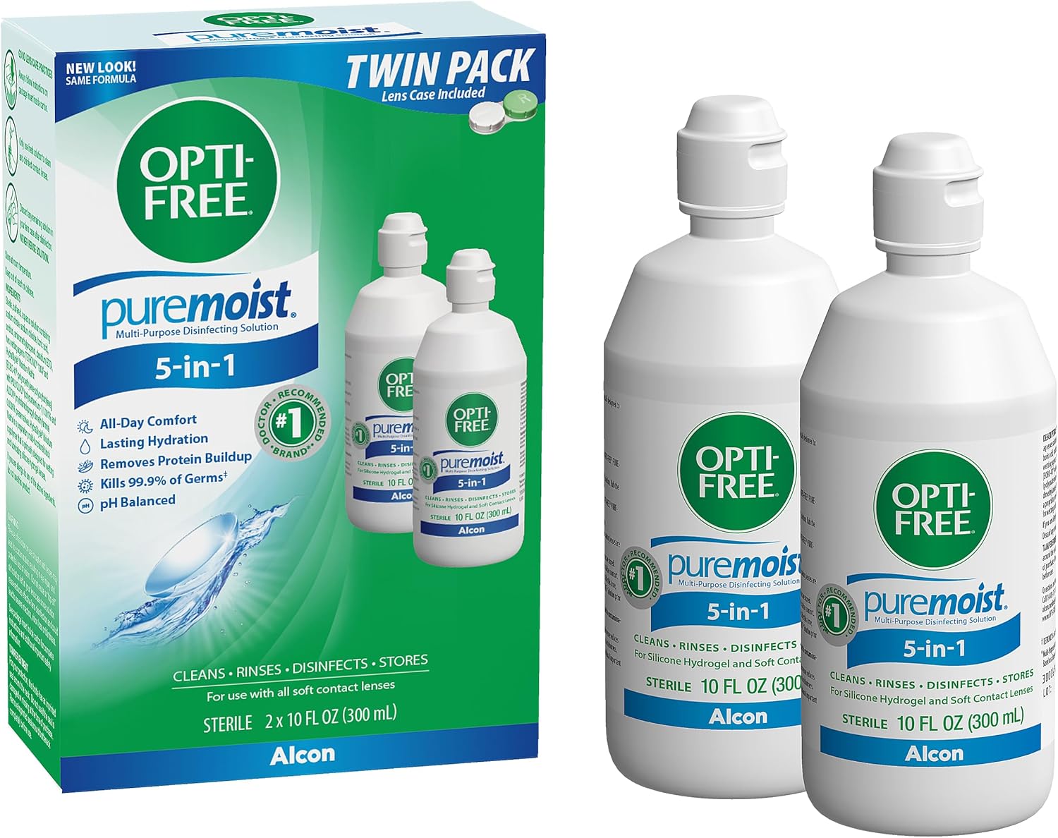 Opti-Free PureMoist Multi-Purpose Solution Twin Pack